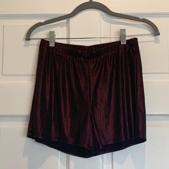 Dark Red Metallic Two Piece Set - Picture 3 of 5
